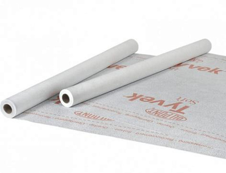 картинка Мембрана гидроизоляционная Tyvek Soft (1.5х20 м) магазин РУФФО являющийся официальным дистрибьютором в России картинка Мембрана гидроизоляционная Tyvek Soft (1.5х20 м) от магазина РУФФО