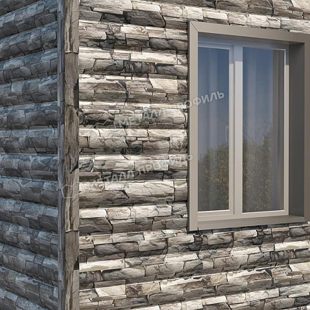 картинка Сайдинг Woodstock-28х330 ECOSTEEL от магазина РУФФО