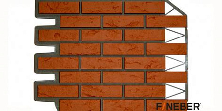 картинка Фасайдинг Дачный FineBer Кирпич баварский от магазина РУФФО